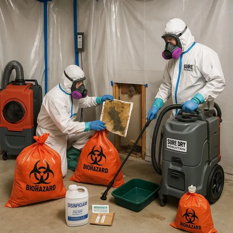 Contaminated Water Handling Protocols process in Fort Totten, ND