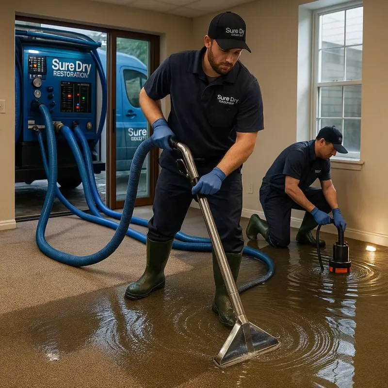 Water Extraction and Removal process in Fort Totten, ND